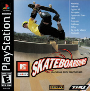 MTV Sports: Skateboarding featuring Andy Macdonald (2000) Skateboard Game